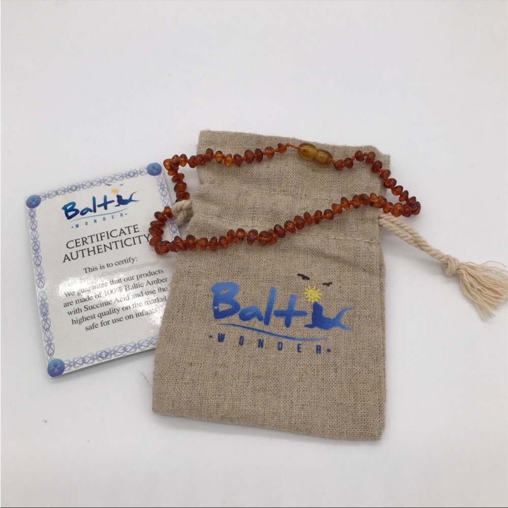 Baltic teething necklace